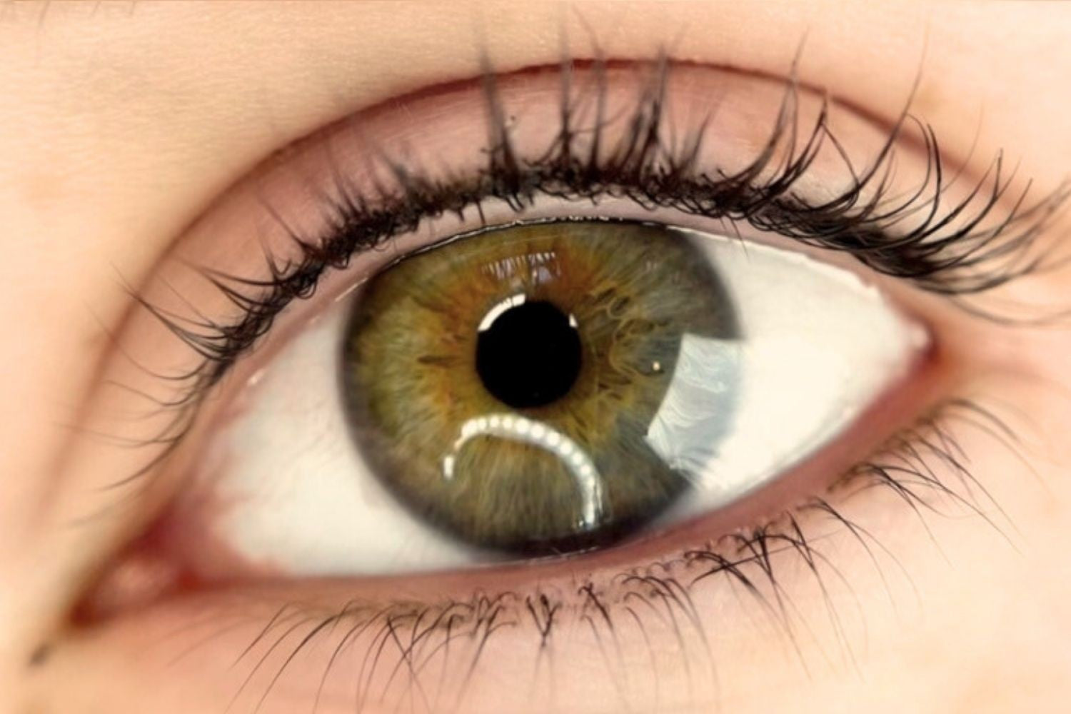 Eyeliner enhancement, after