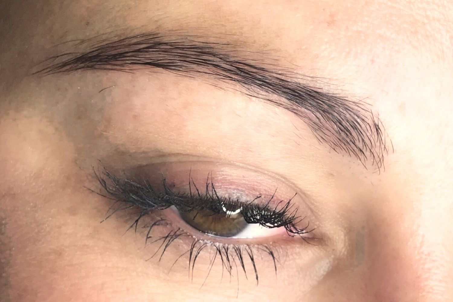 Natural brow, before