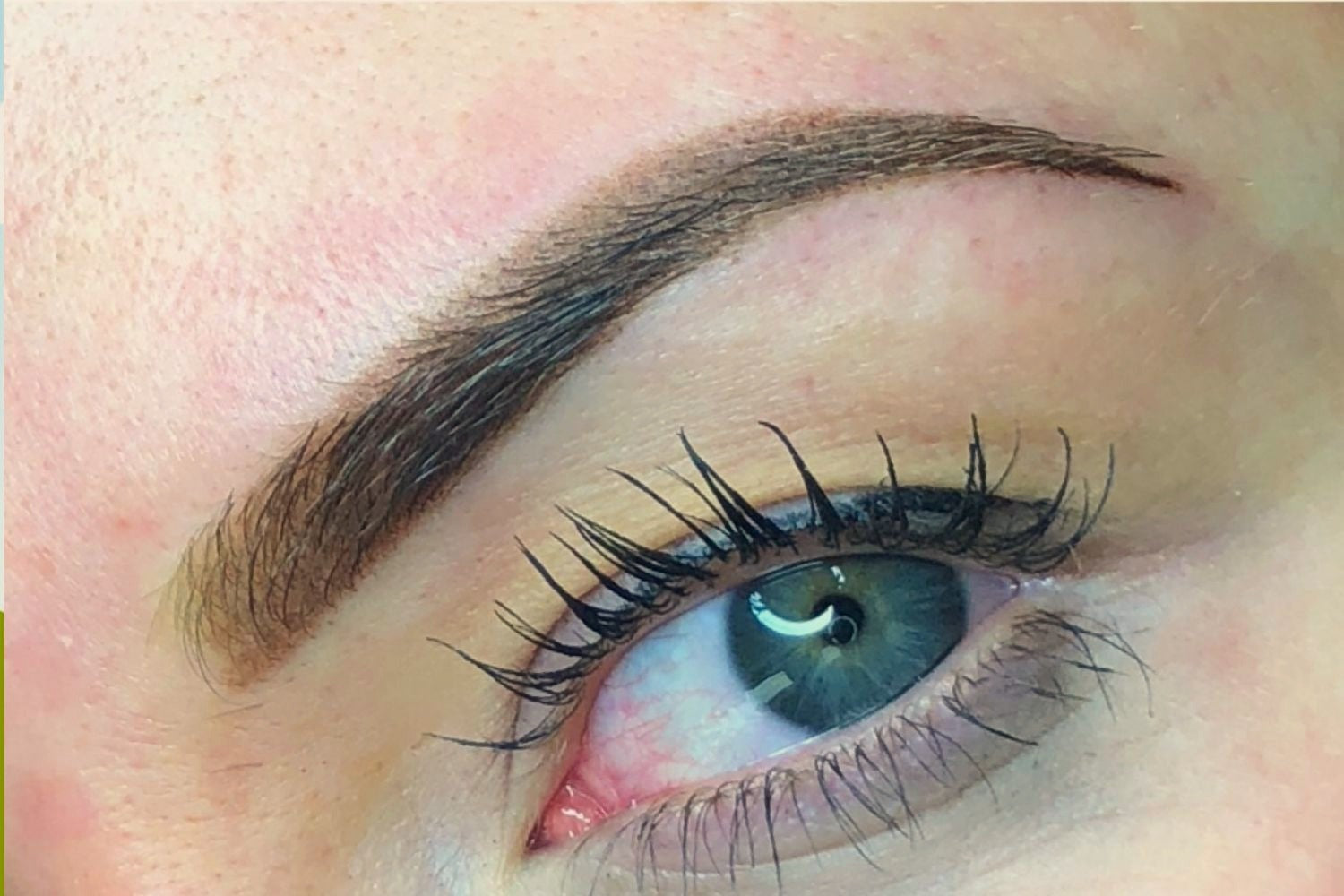 Powder brows result, after
