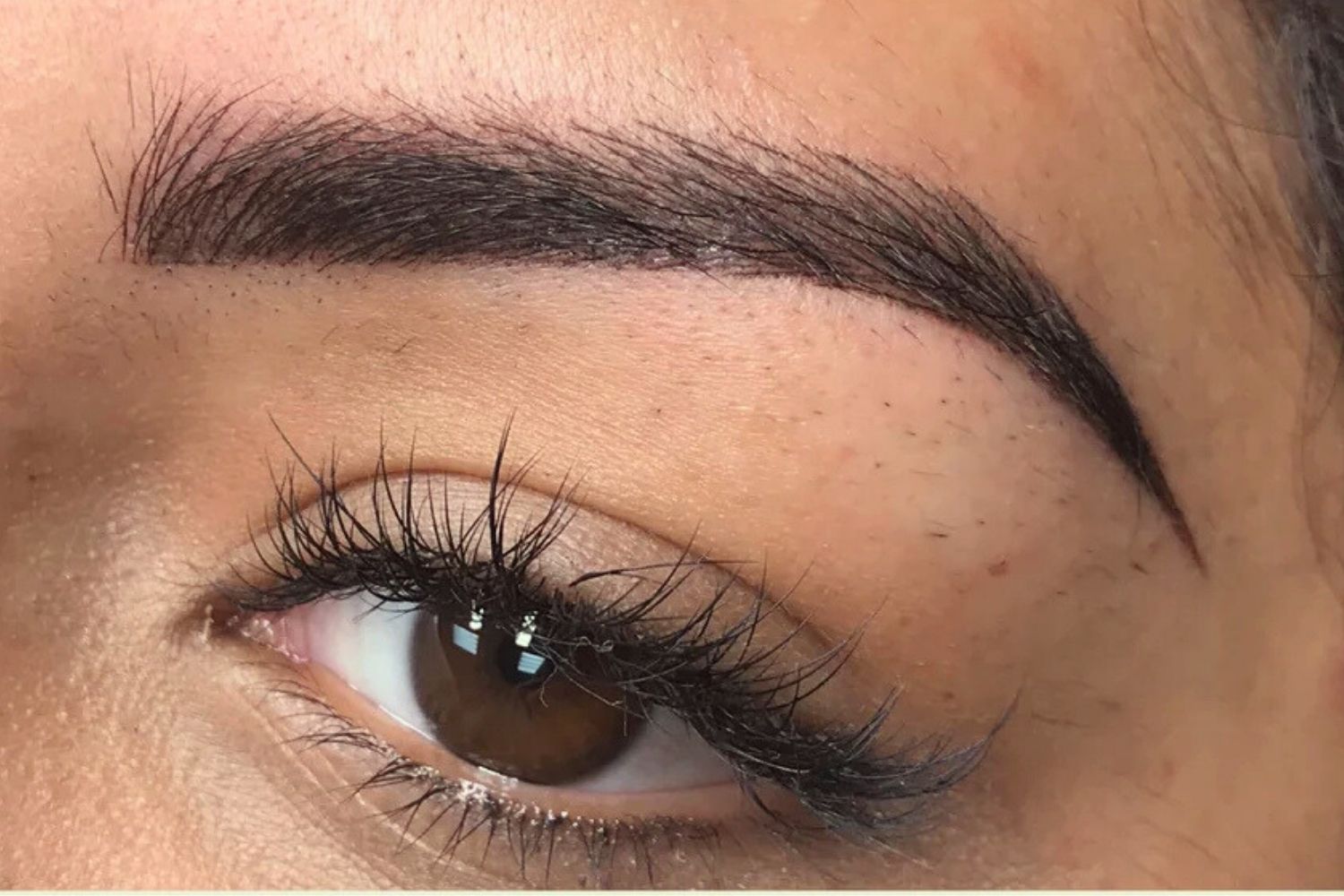 Combo brows result, after