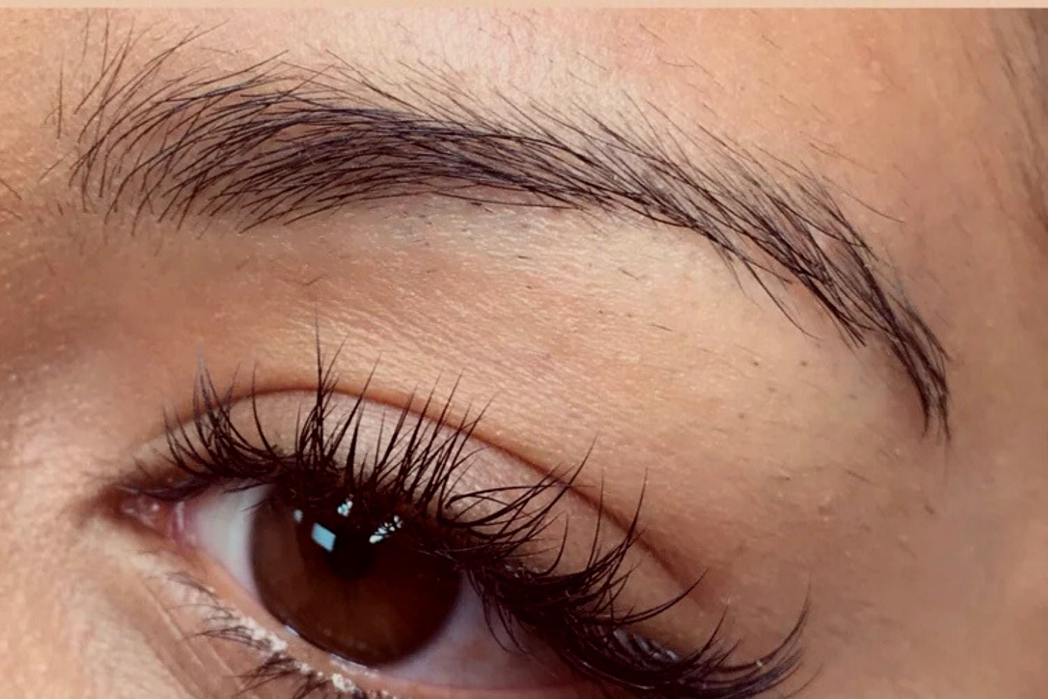 Natural brow, before