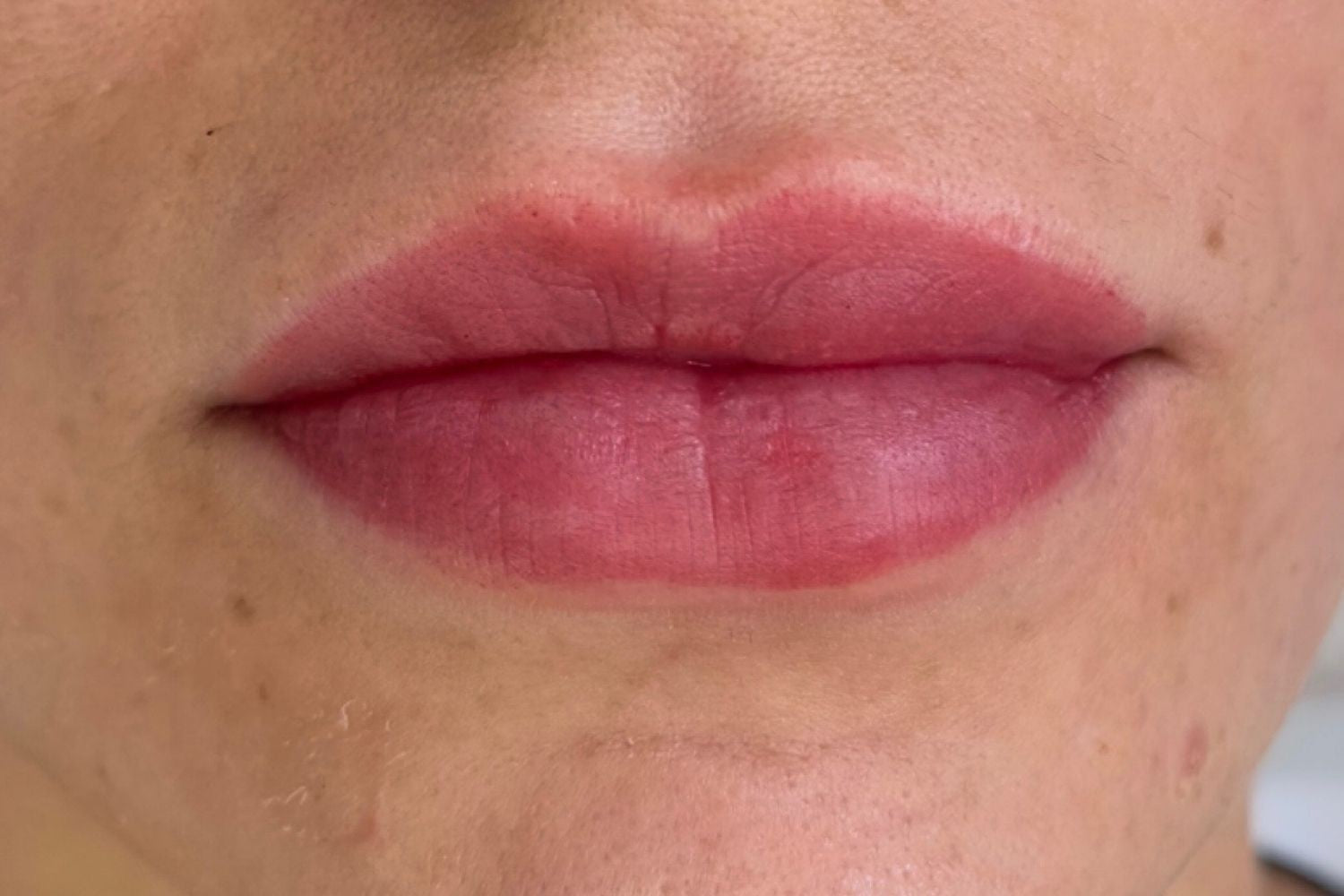 Lip blush result, after