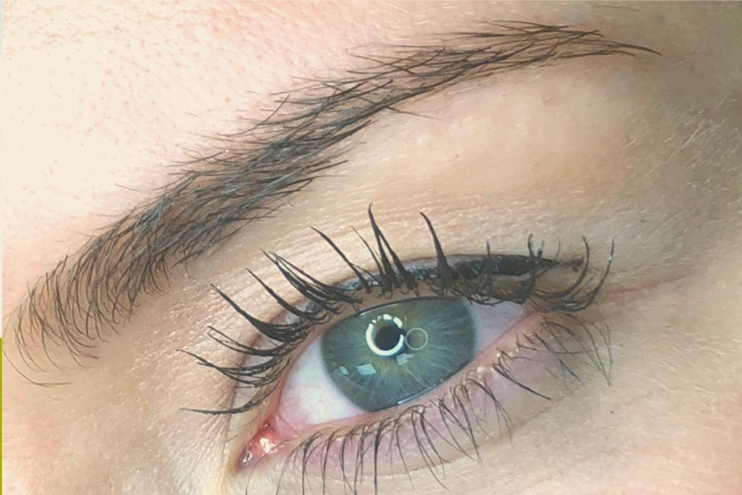Natural brow, before